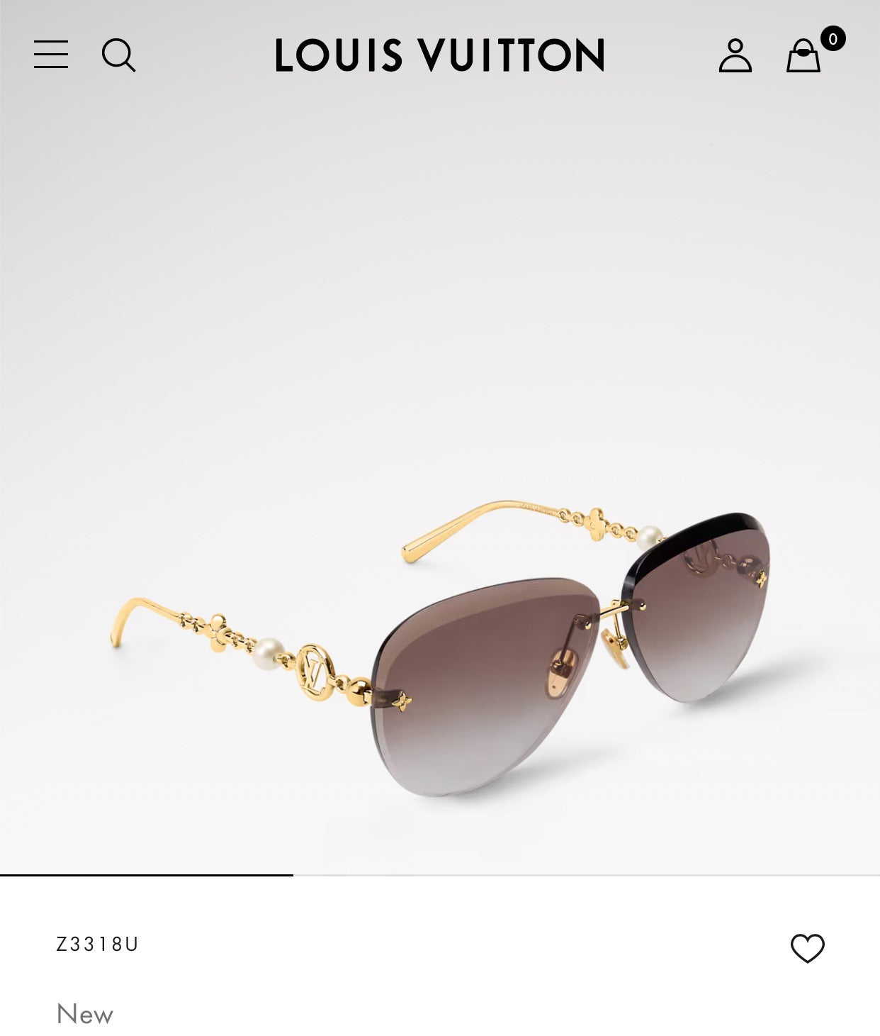 Louis Vuitton Z3318U Sunglasses